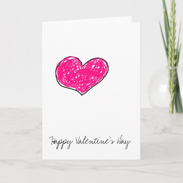 Happy Valentine's Day Holiday Card (Front)