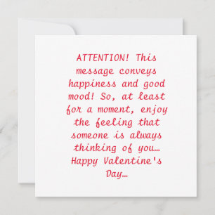 Happy Valentine's Day Holiday Card