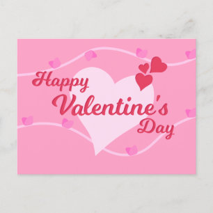 Happy Valentine's Day Holiday Postcard