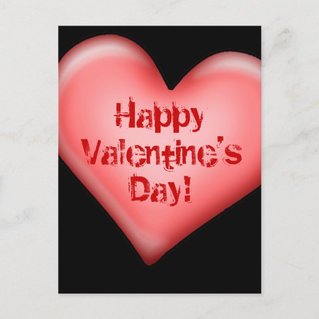 Happy Valentine's Day! Holiday Postcard (Front)