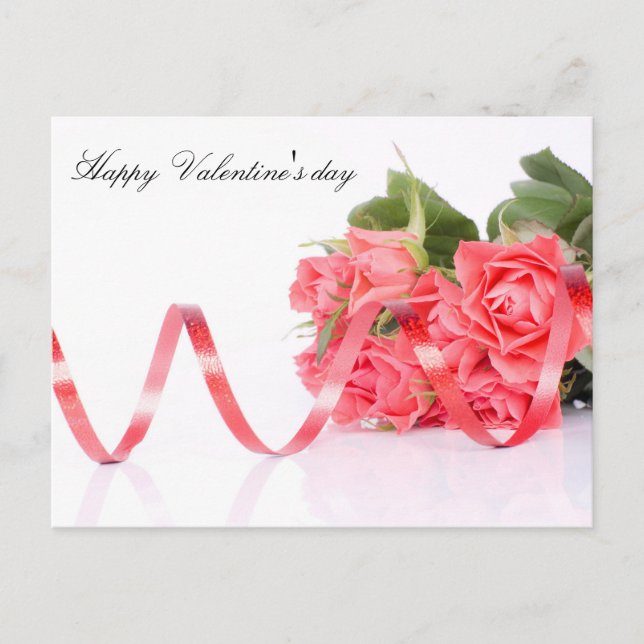 Happy Valentine's day Holiday Postcard (Front)