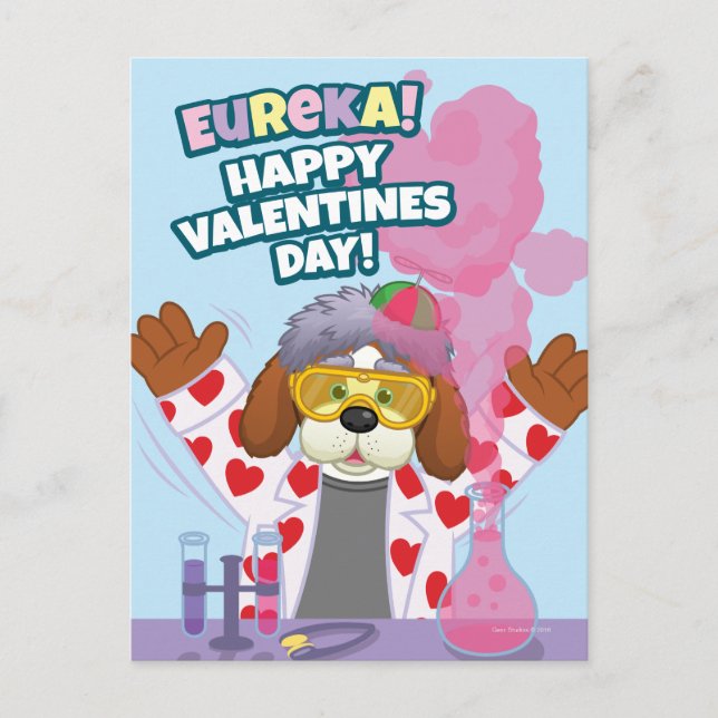 Happy Valentine's Day! Holiday Postcard (Front)