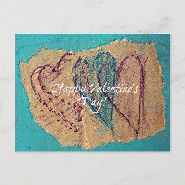 Happy Valentine's Day Holiday Postcard (Front)