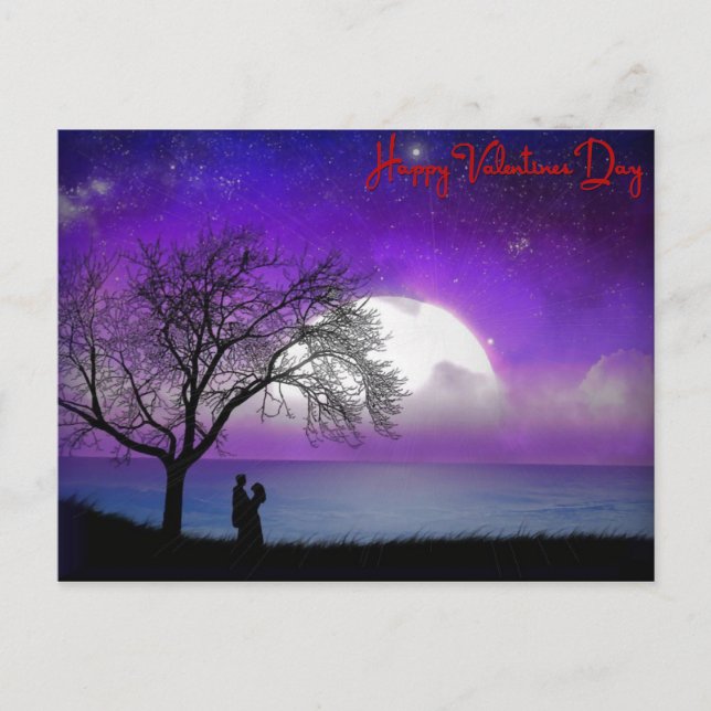 Happy Valentine's Day Holiday Postcard (Front)