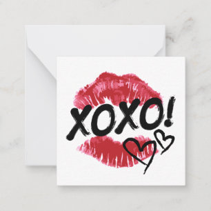 Happy Valentine's Day   Hugs & Kisses Card