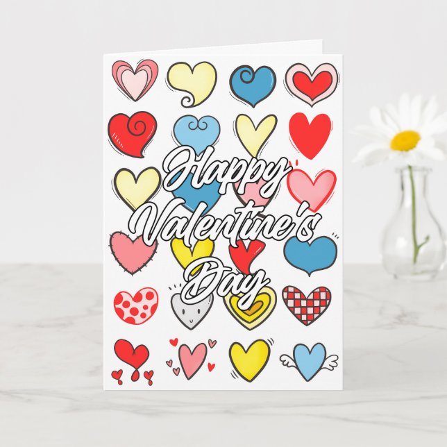 Happy Valentine's Day | I Heart You Card (Small Plant)