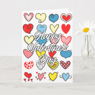 Happy Valentine's Day   I Heart You Card