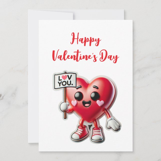 Happy Valentine's Day Invitation (Front)