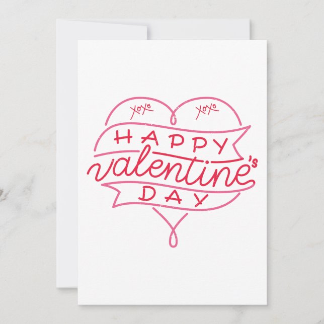 Happy Valentine's Day Invitation (Front)