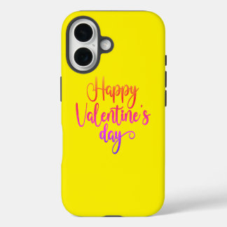 Happy Valentine's day iPhone 16 Case