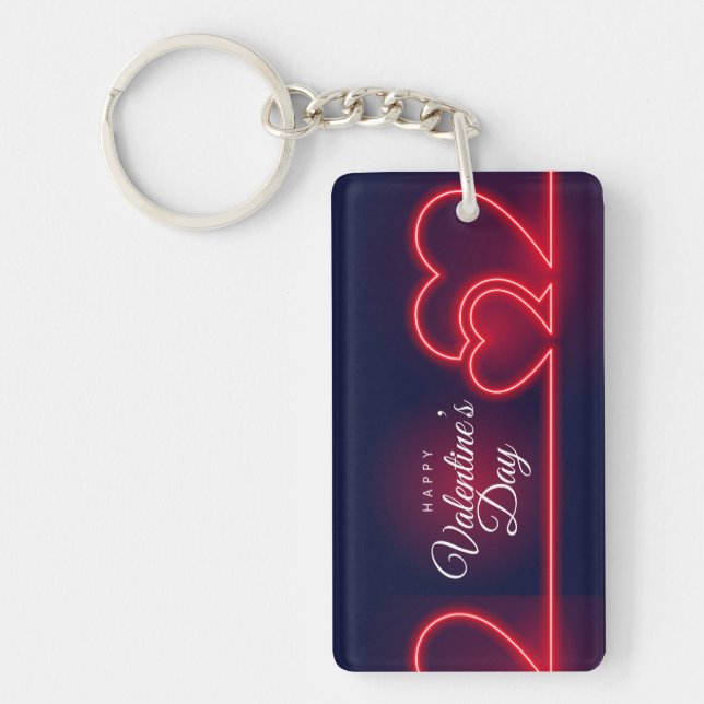 Happy Valentine's Day Key Ring (Front)