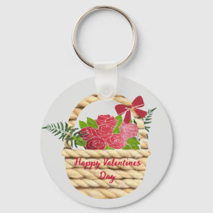 Happy Valentines Day Key Ring