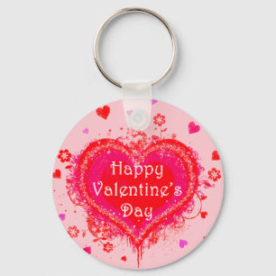 Happy Valentine's Day Key Ring