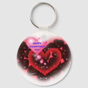 Happy Valentines Day Keychain