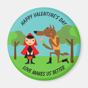 Happy Valentine's Day kids Magnet