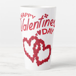 Happy Valentine's Day   Latte Mug