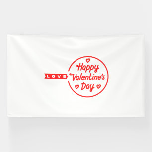 Happy Valentine's Day Love 6x10 Vinyl Banner