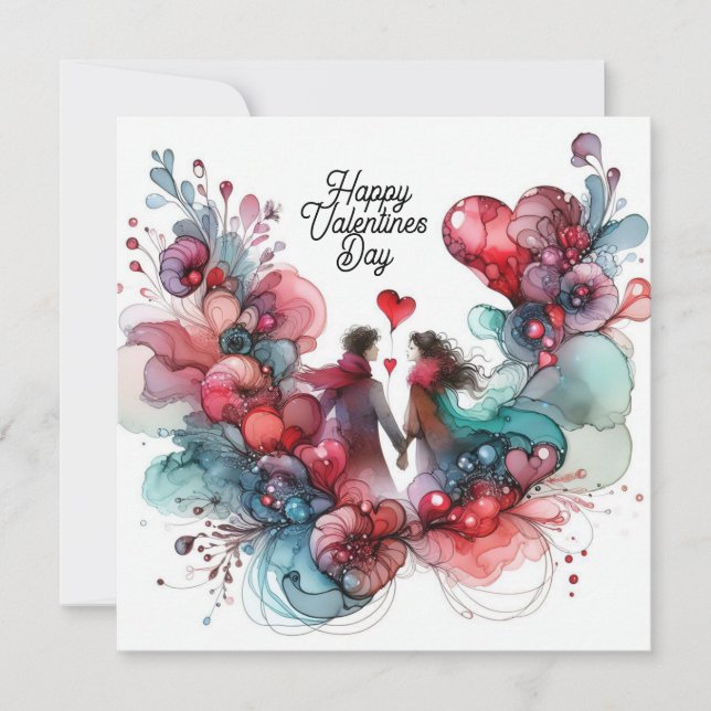 Happy Valentines day Love Cards  (Front)