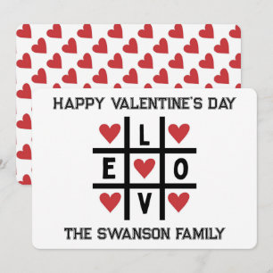 Happy Valentine's Day Love Custom Holiday Card
