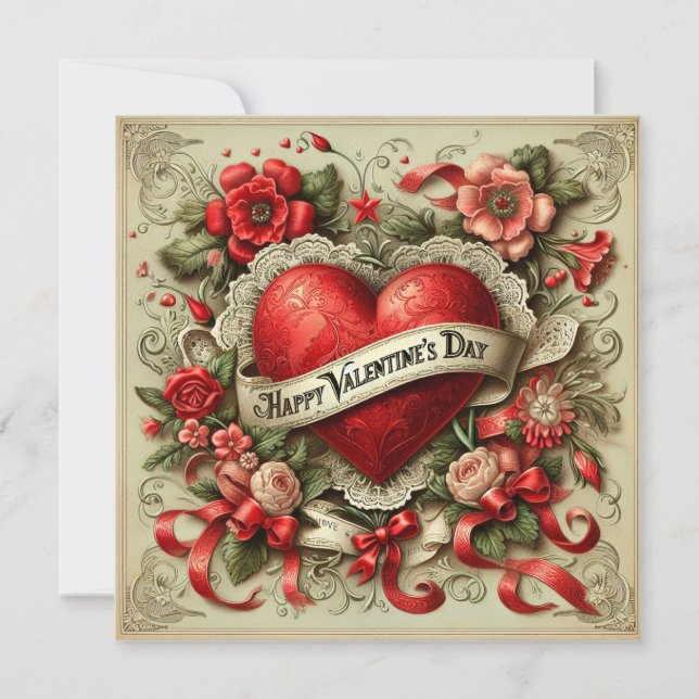 Happy Valentine's Day, Love Forever, Card (Front)
