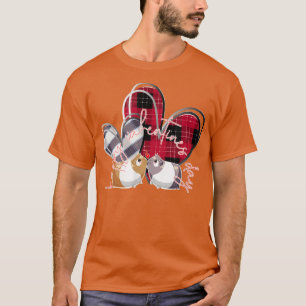 happy Valentine's Day Love Funny guinea pig red bu T-Shirt