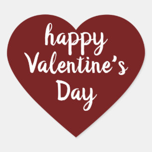Happy valentine's day, Love Heart Sticker