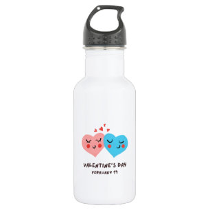 Happy Valentine's Day -Love Images Funny 532 Ml Water Bottle