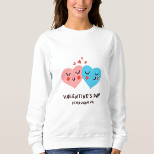 Happy Valentine's Day -Love Images Funny  Sweatshirt