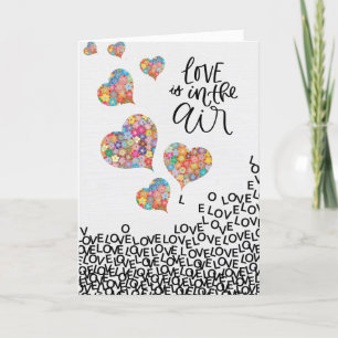 Happy Valentine's Day Love Is In The Air ❤ Holiday Card