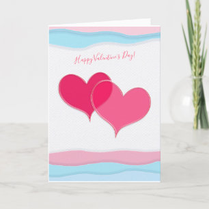 Happy Valentine's Day Lovely Elegant Greeting Holiday Card