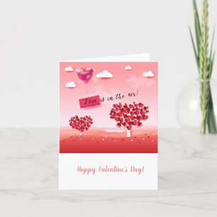 Happy Valentine's Day Lovely Elegant Greeting Holiday Card