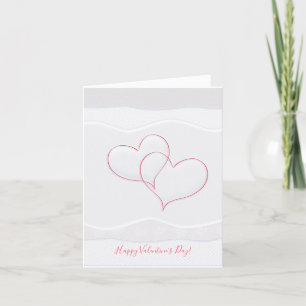 Happy Valentine's Day Lovely Elegant Greeting Holiday Card