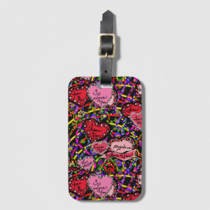 Happy Valentine's Day Luggage Tag