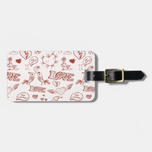 Happy Valentine's Day Luggage Tag