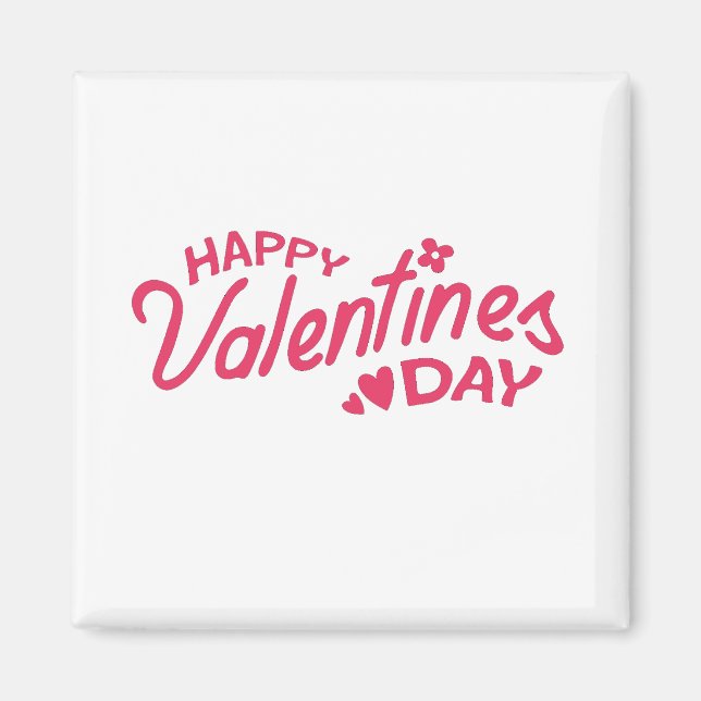 Happy Valentines Day Magnet (Front)