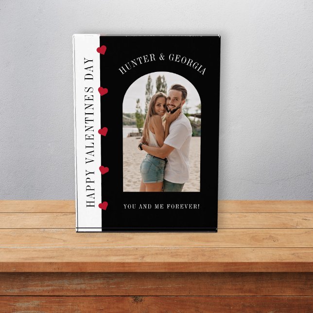 Happy Valentines day modern stylish romantic photo Block (Creator Uploaded)