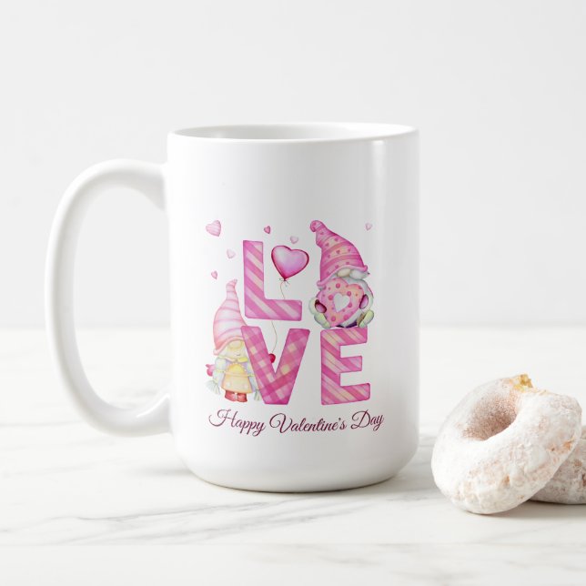 Happy Valentine's Day Mug (With Donut)