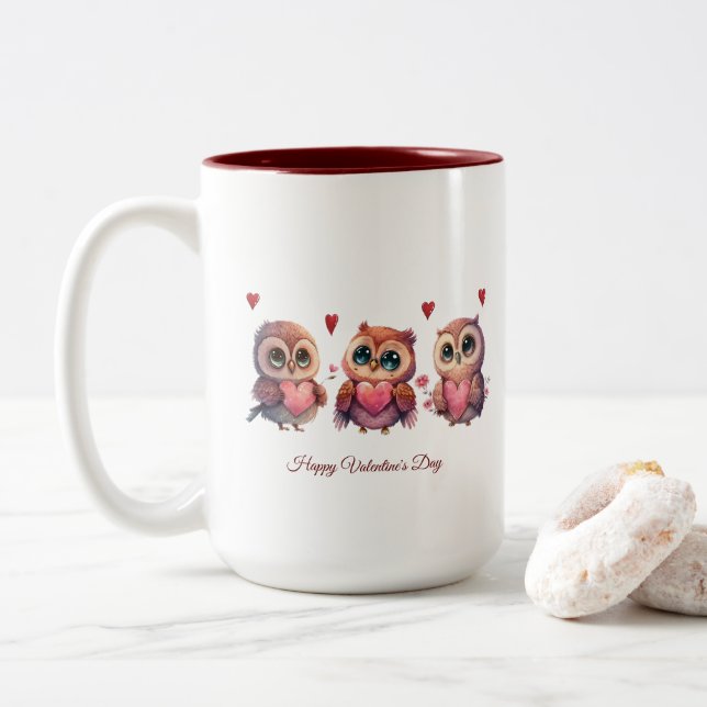 Happy Valentine's Day Mug (With Donut)