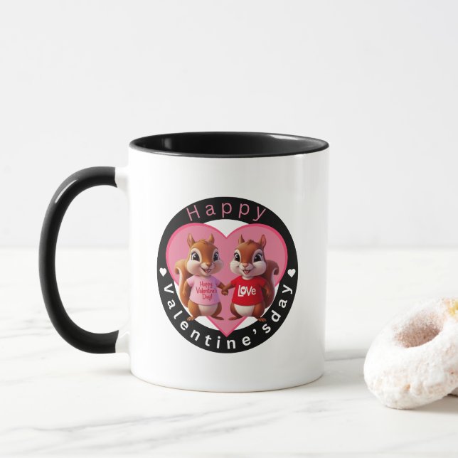 Happy valentine's day Mug (With Donut)