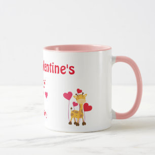 Happy Valentine's Day Mum Safari theme Mug