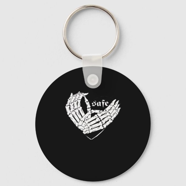 Happy Valentine's Day - My Heart Is My Valentine C Key Ring (Front)