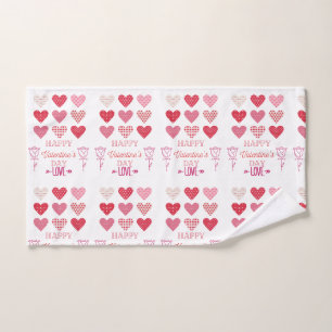 Happy valentine's Day my love Hand Towel