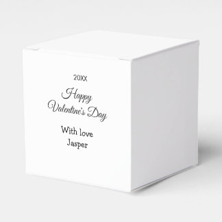 Happy Valentine's day name love simple year stylis Favour Box