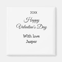 Happy Valentine's day name love simple year stylis