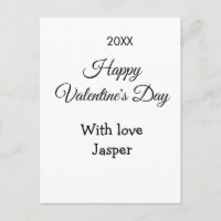 Happy Valentine's day name love simple year stylis
