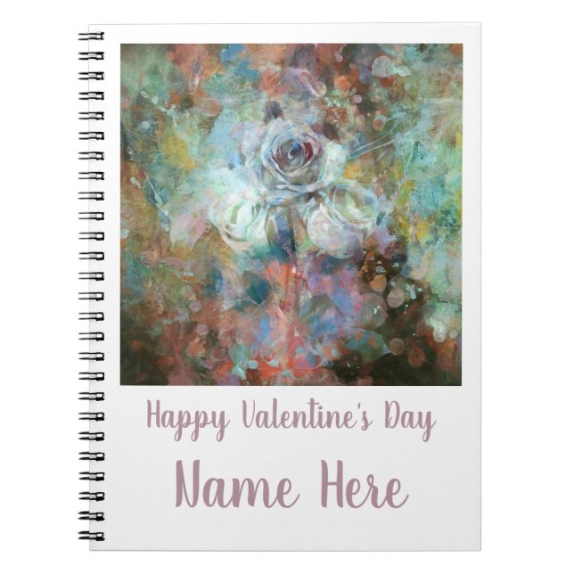 Happy Valentine's Day.  Notebook (Front)