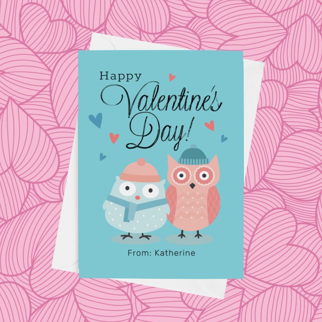 HAPPY VALENTINE'S DAY Owl Hearts (Creator Uploaded)