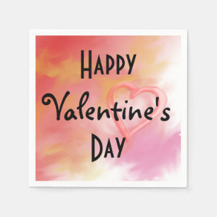 Happy Valentine's Day Paper Napkins