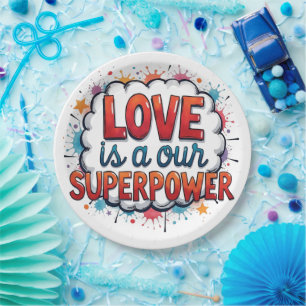 Happy Valentine's Day Paper Plate