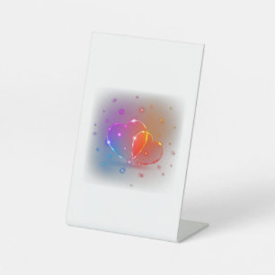 Happy Valentine's Day Pedestal Sign